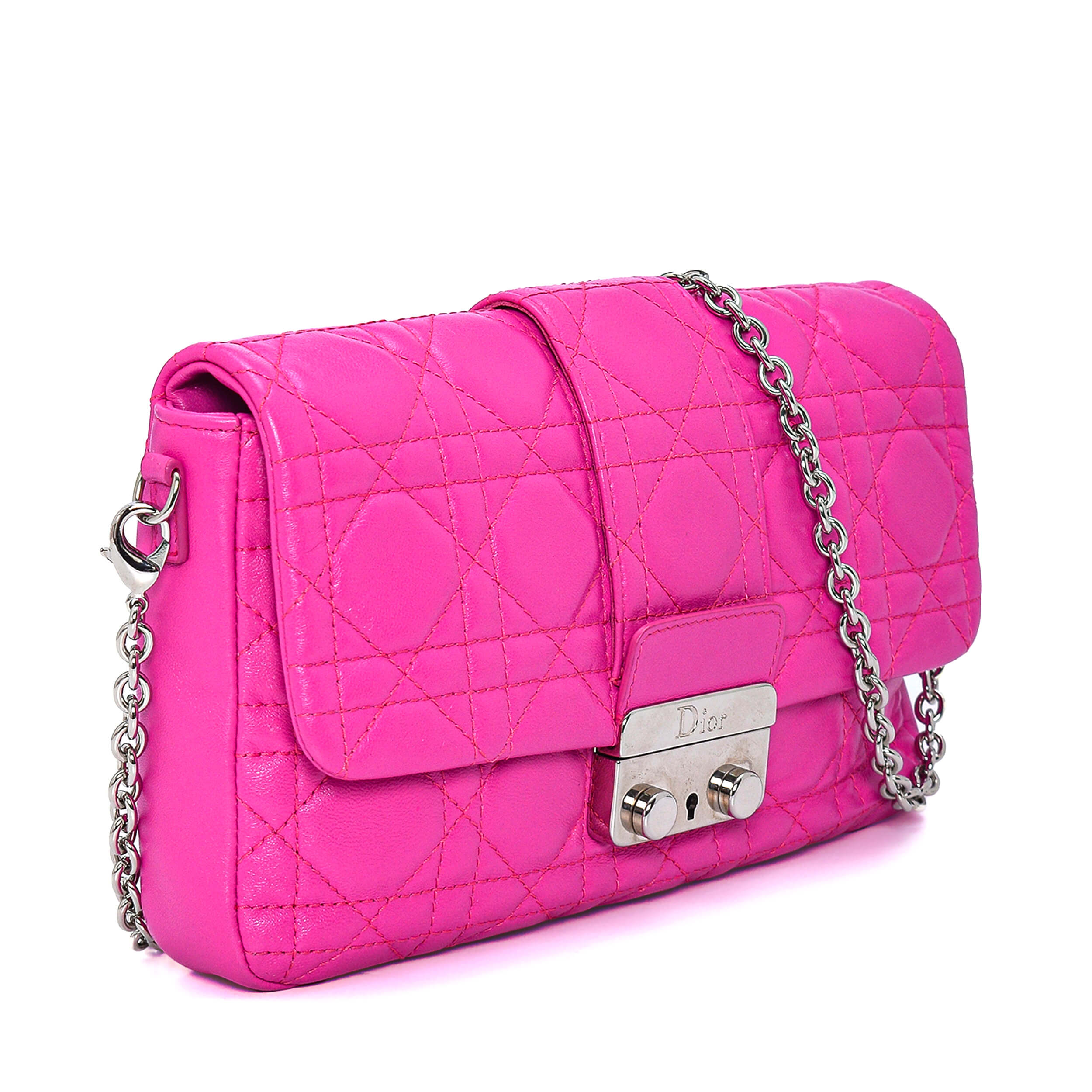 Christian Dior - Pink Cannage Leather Miss Dior Bag 